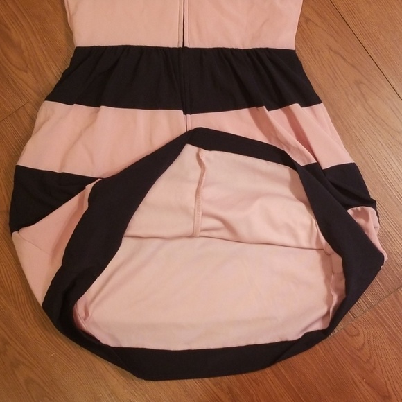 Rockabilly Pinup 7/8 B Darlin Striped Dress Casual - Picture 6 of 8